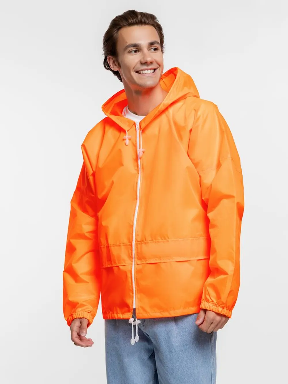 Ветровка Kivach Promo оранжевый неон, размер M заказать онлайн с вашим дизайном на заказ в Москве и области