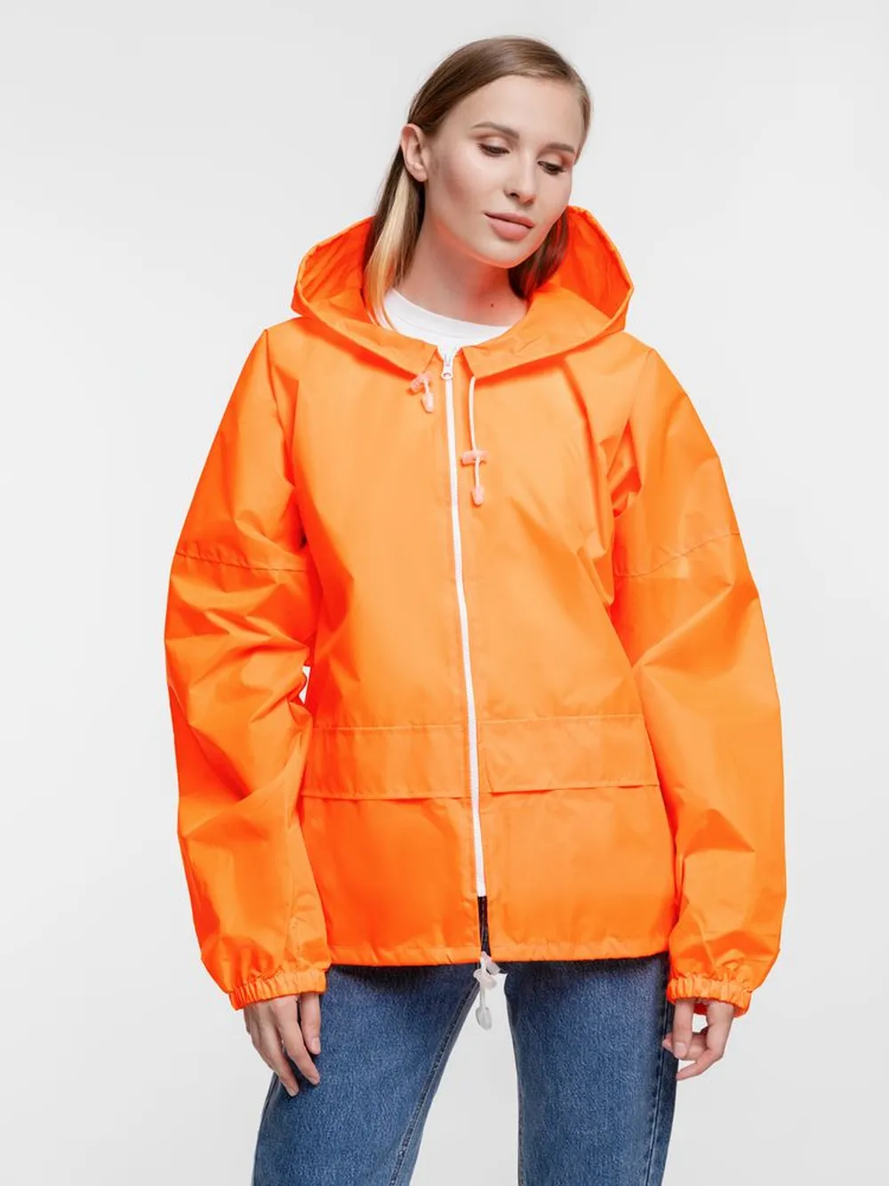 Ветровка Kivach Promo оранжевый неон, размер M заказать онлайн с вашим дизайном на заказ в Москве и области
