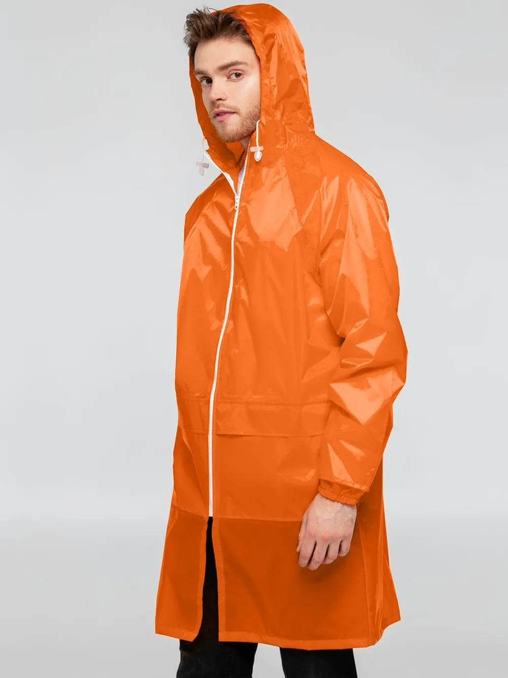 Дождевик Rainman Zip Pro оранжевый неон, размер XXL заказать онлайн с вашим дизайном на заказ в Москве и области