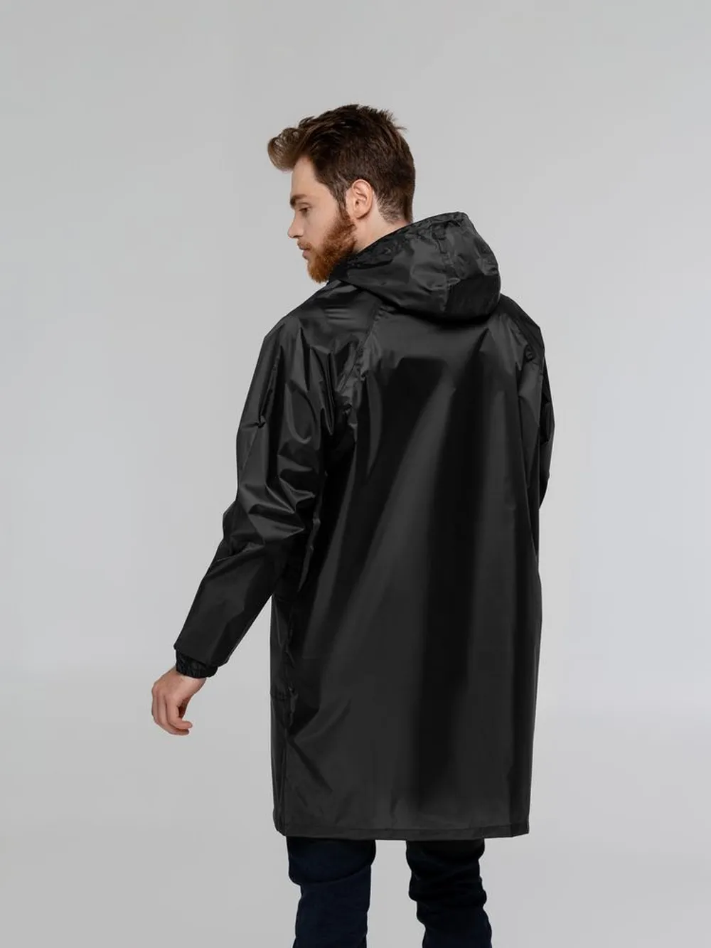 Дождевик Rainman Zip Pro, черный заказать онлайн с вашим дизайном на заказ в Москве и области