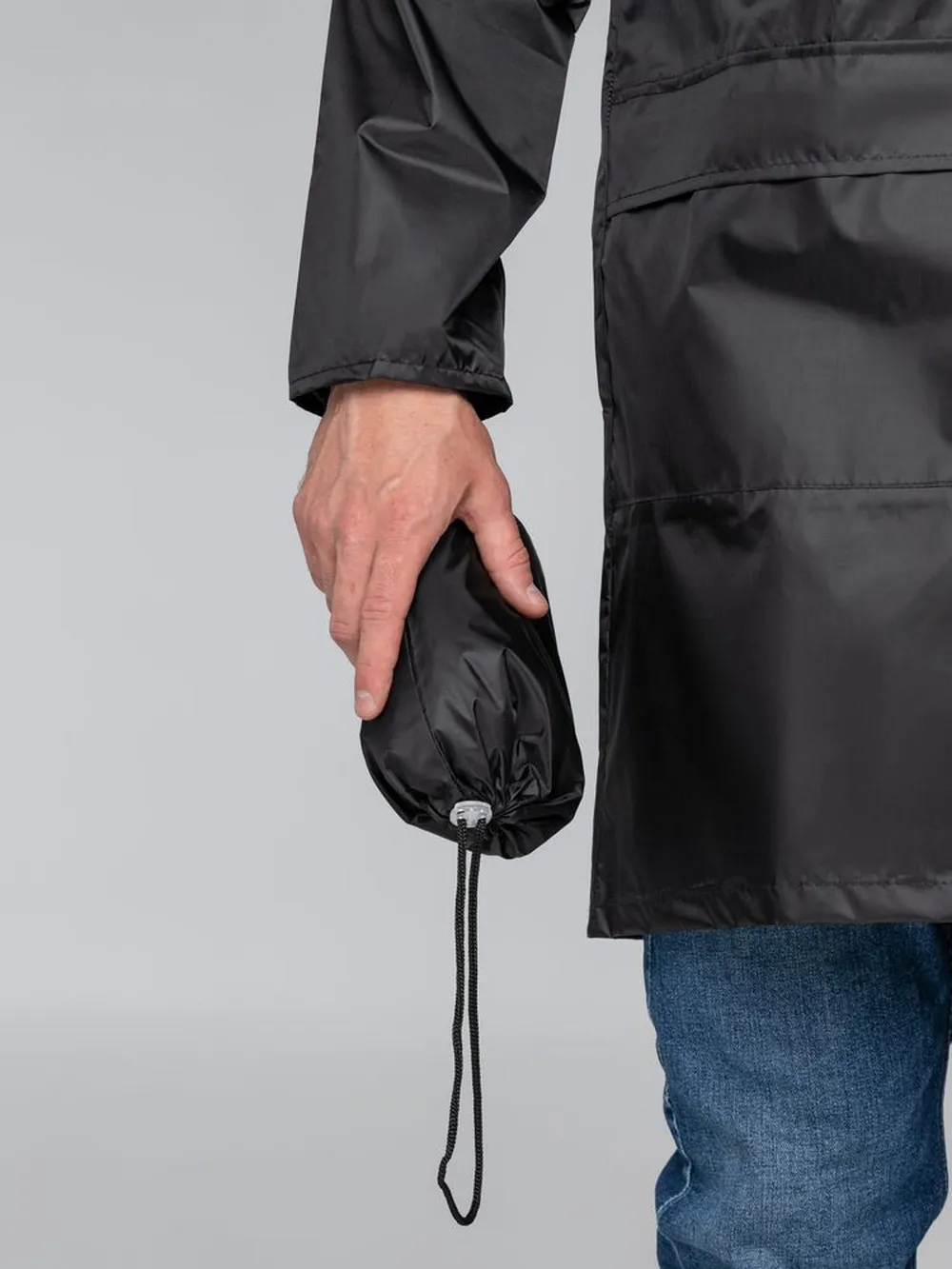 Дождевик Rainman Zip Pro черный, размер L заказать онлайн с вашим дизайном на заказ в Москве и области
