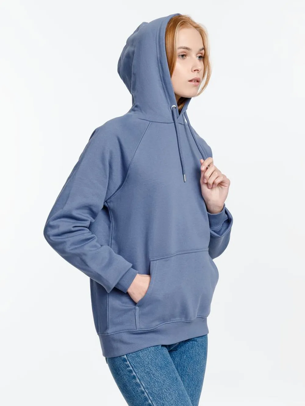 Толстовка унисекс Stellar, синяя, размер M заказать онлайн с вашим дизайном на заказ в Москве и области