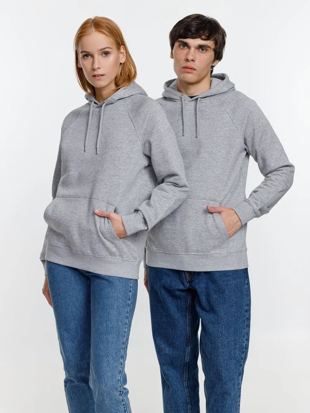 Толстовка унисекс Stellar, серый меланж, размер XS заказать онлайн с вашим дизайном на заказ в Москве и области