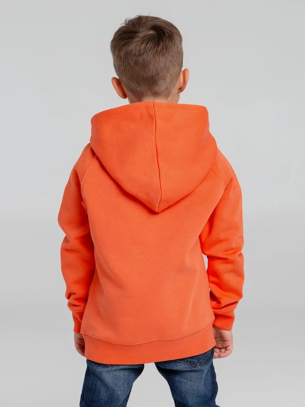 Толстовка детская Stellar Kids, оранжевая, на рост 96-104 см (4 года) заказать онлайн с вашим дизайном на заказ в Москве и области