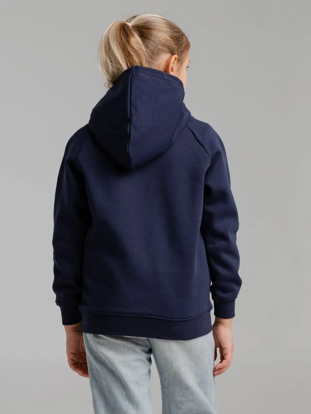 Толстовка детская Stellar Kids, темно-синяя заказать онлайн с вашим дизайном на заказ в Москве и области