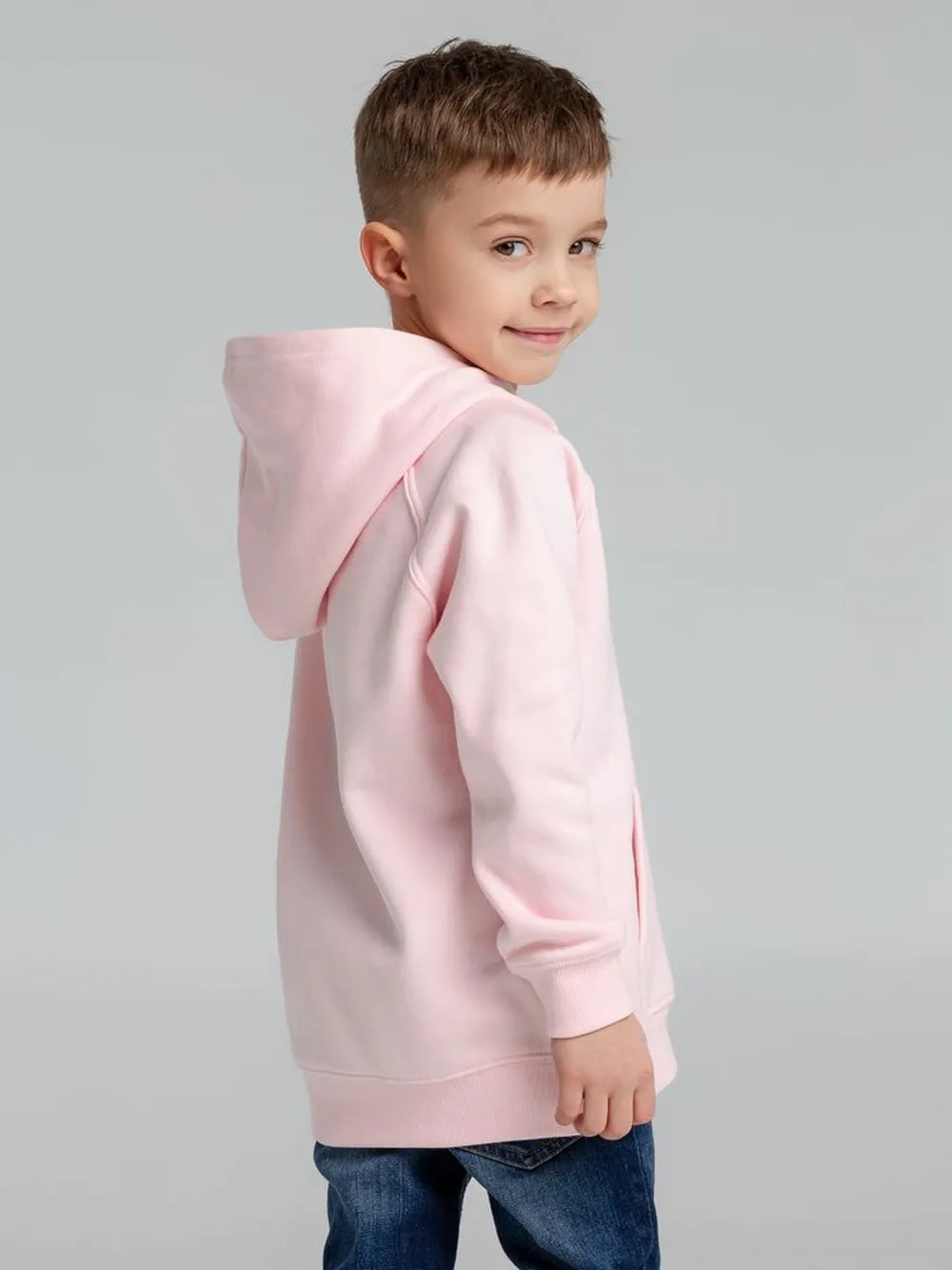 Толстовка детская Stellar Kids, розовая, на рост 96-104 см (4 года) заказать онлайн с вашим дизайном на заказ в Москве и области