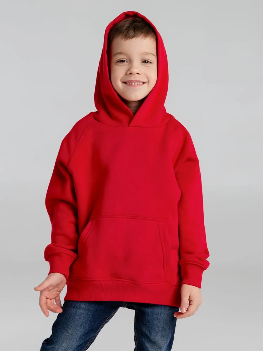 Толстовка детская Stellar Kids, красная, на рост 96-104 см (4 года) заказать онлайн с вашим дизайном на заказ в Москве и области