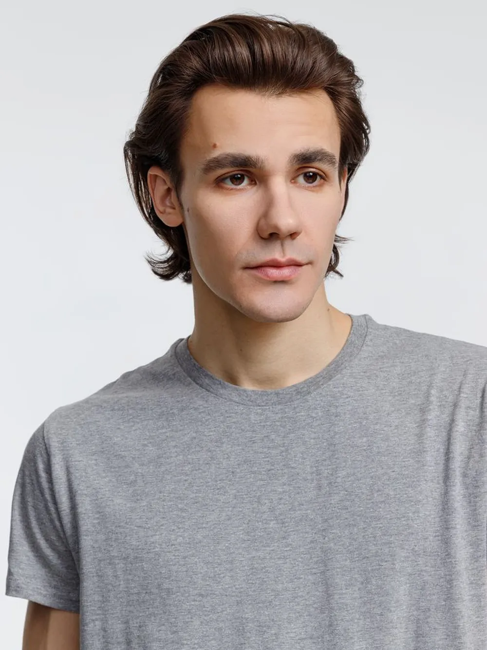 Футболка мужская Pioneer Men, серый меланж, размер S заказать онлайн с вашим дизайном на заказ в Москве и области
