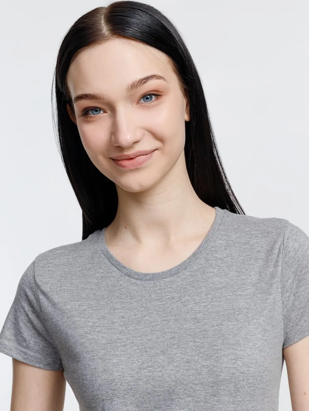 Футболка женская Pioneer Women, серый меланж, размер XL заказать онлайн с вашим дизайном на заказ в Москве и области