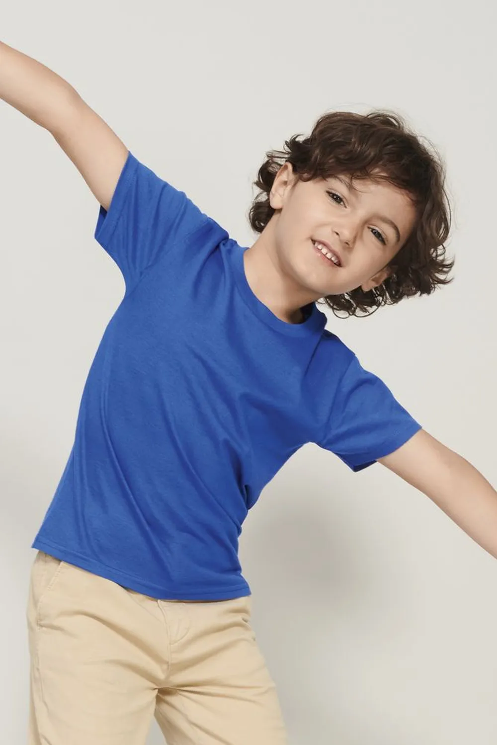 Футболка детская Pioneer Kids, темно-синяя, на рост 106-116 см (6 лет) заказать онлайн с вашим дизайном на заказ в Москве и области