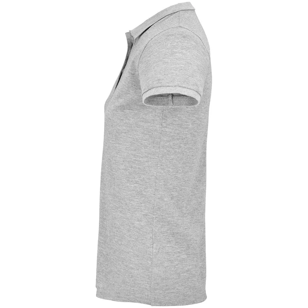 Рубашка поло женская Planet Women, серый меланж, размер S заказать онлайн с вашим дизайном на заказ в Москве и области