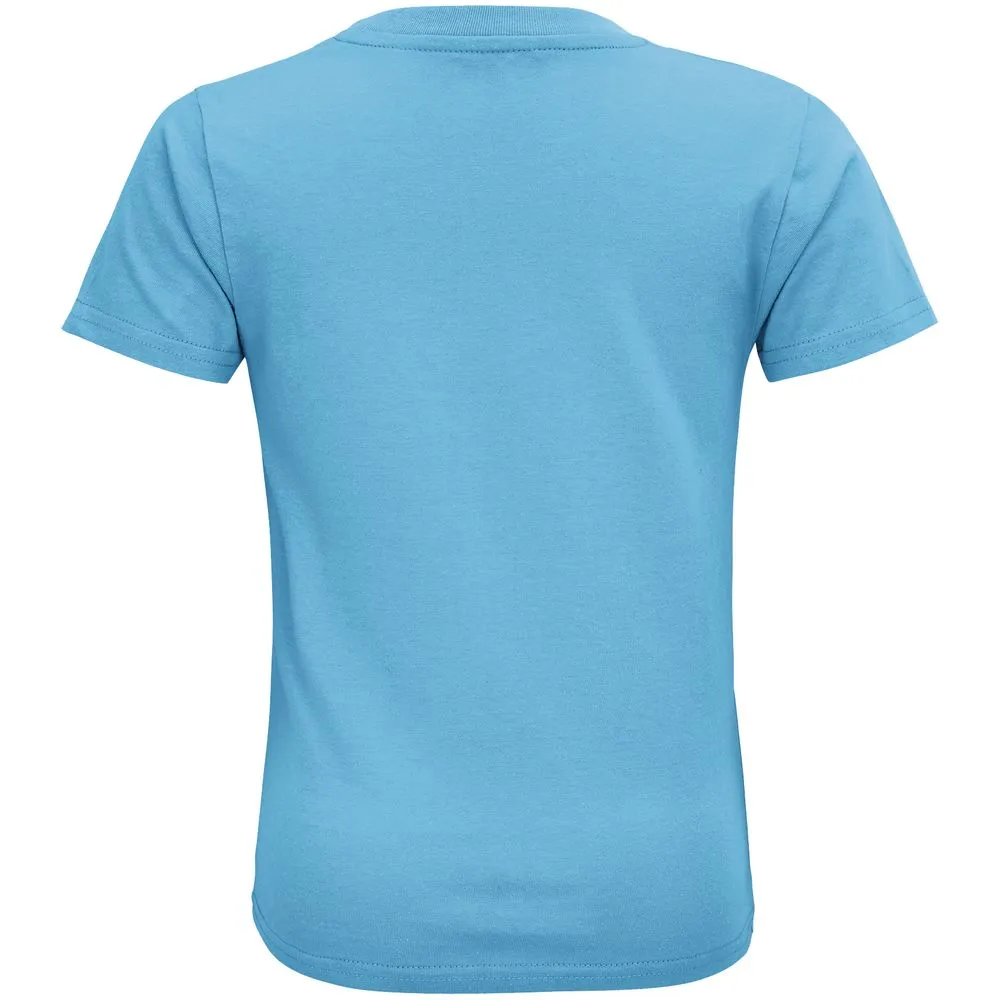 Футболка детская Crusader Kids, бирюзовая, на рост 130-140 см (10 лет) заказать онлайн с вашим дизайном на заказ в Москве и области