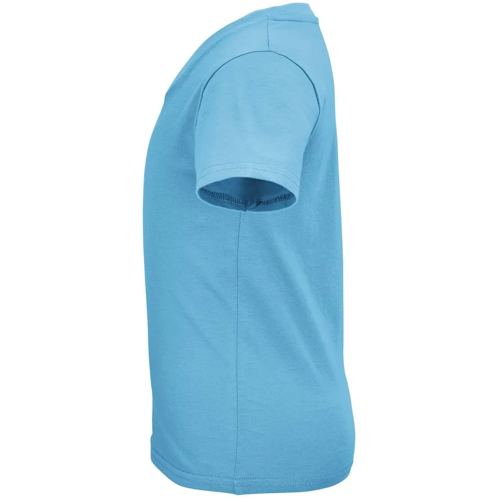 Футболка детская Crusader Kids, бирюзовая, на рост 130-140 см (10 лет) заказать онлайн с вашим дизайном на заказ в Москве и области