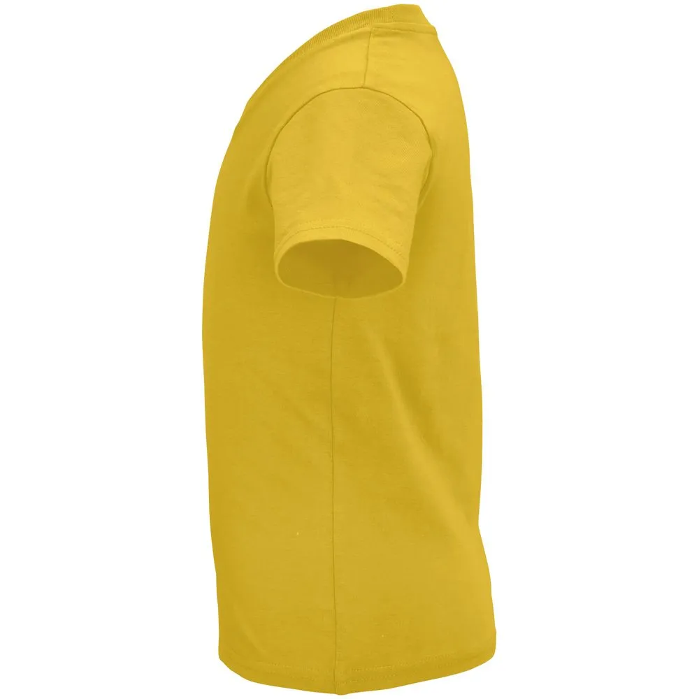 Футболка детская Crusader Kids, желтая, на рост 142-152 см (12 лет) заказать онлайн с вашим дизайном на заказ в Москве и области