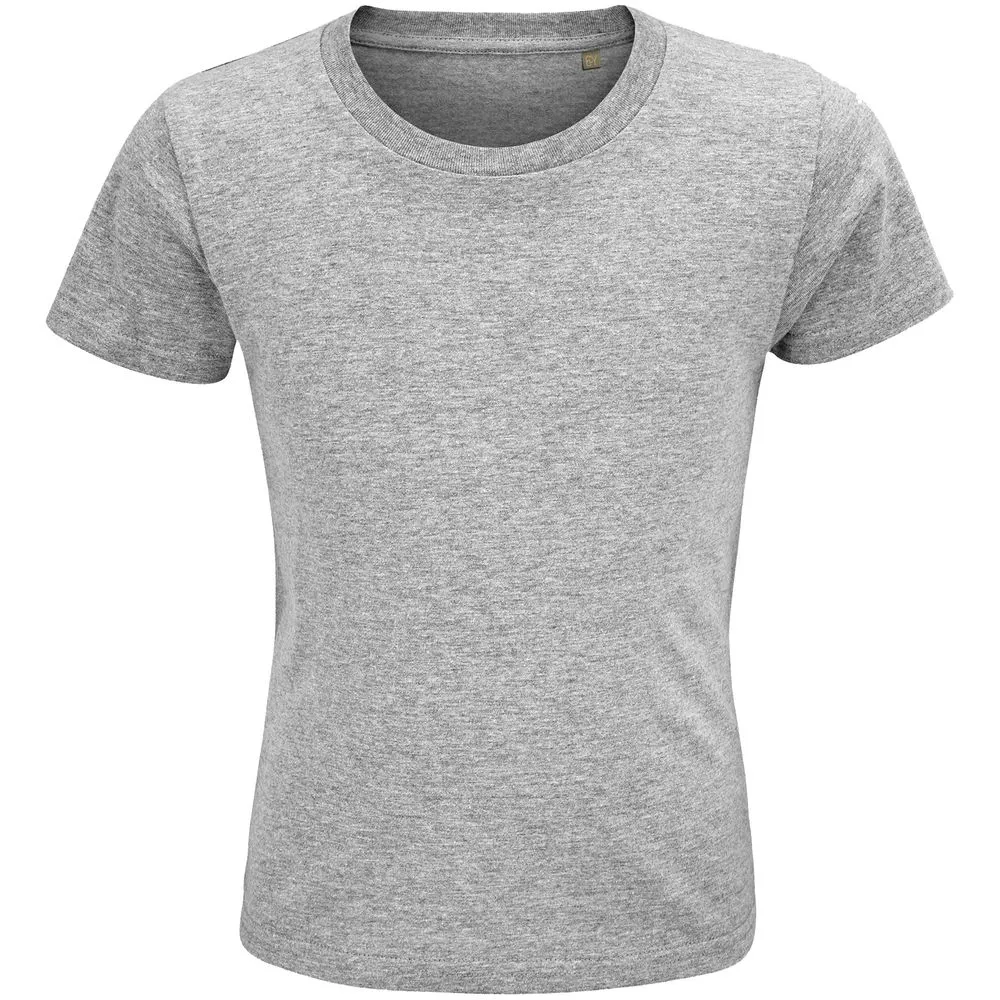 Футболка детская Crusader Kids, серый меланж, на рост 96-104 см (4 года) заказать онлайн с вашим дизайном на заказ в Москве и области