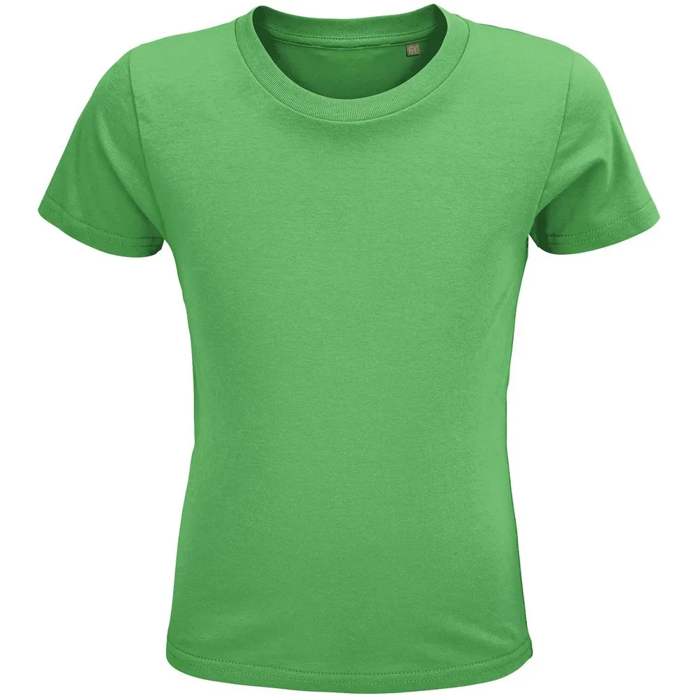 Футболка детская Crusader Kids, ярко-зеленая, на рост 142-152 см (12 лет) заказать онлайн с вашим дизайном на заказ в Москве и области