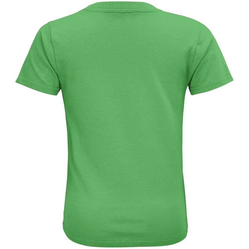 Футболка детская Crusader Kids, ярко-зеленая, на рост 142-152 см (12 лет) заказать онлайн с вашим дизайном на заказ в Москве и области