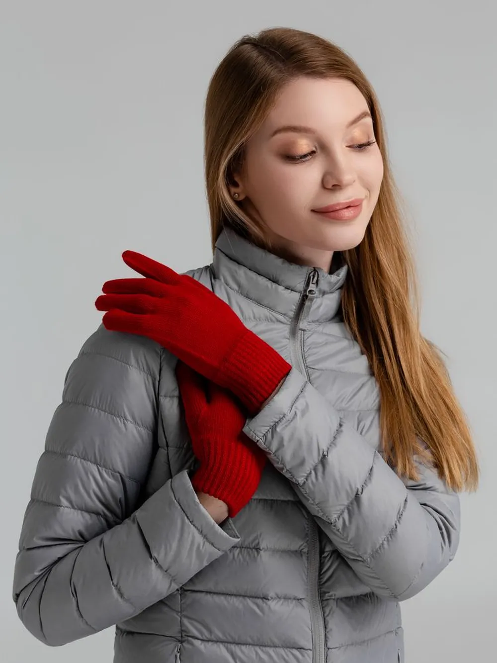 Перчатки Real Talk, красные, размер L/XL заказать онлайн с вашим дизайном на заказ в Москве и области