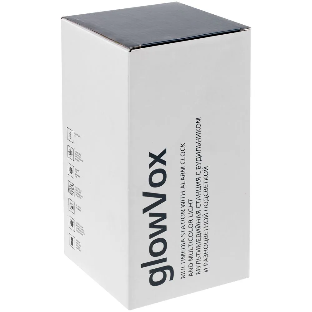 Мультимедийная станция glowVox, белая заказать онлайн с вашим дизайном на заказ в Москве и области