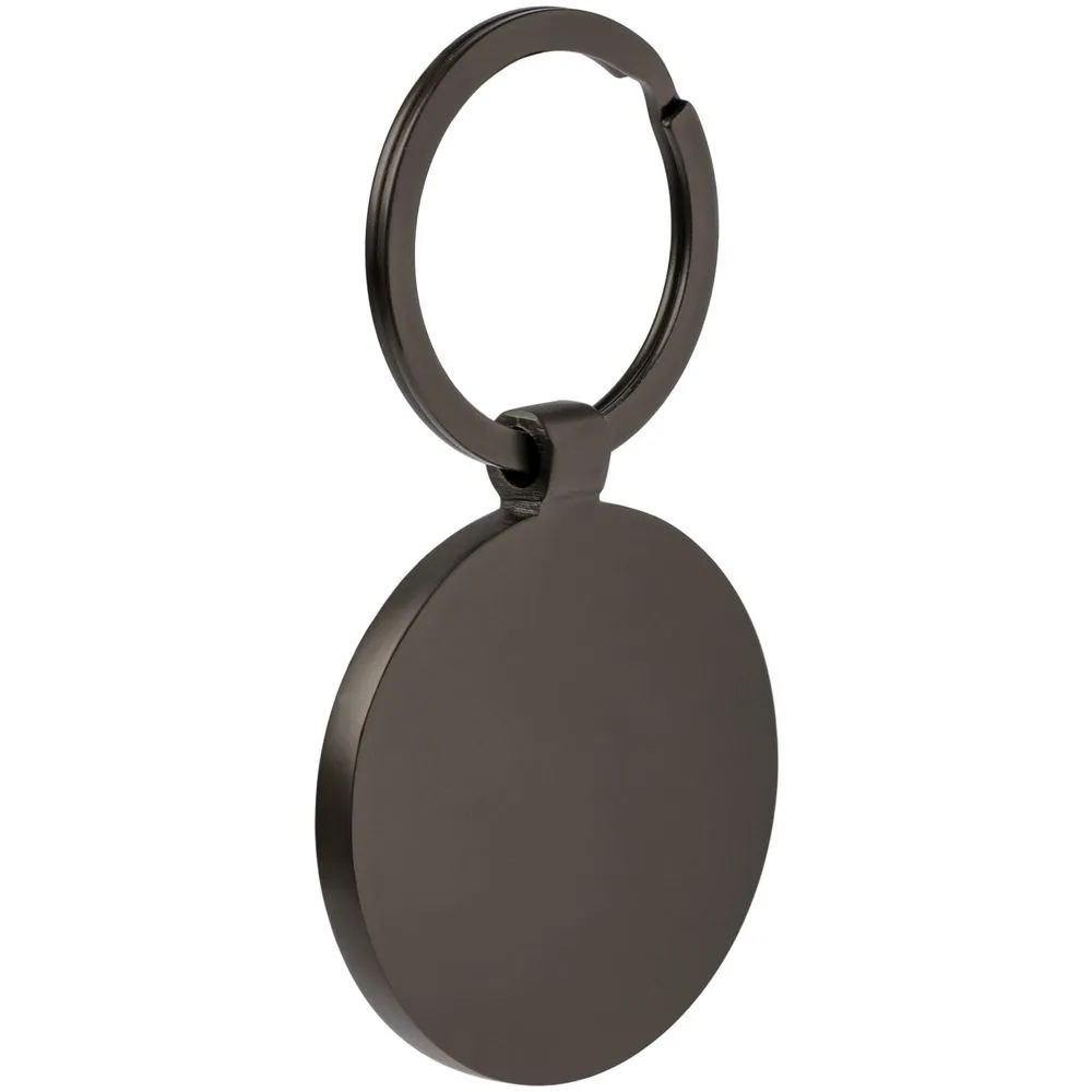 Брелок Gun Metal Circle, графитовый заказать онлайн с вашим дизайном на заказ в Москве и области
