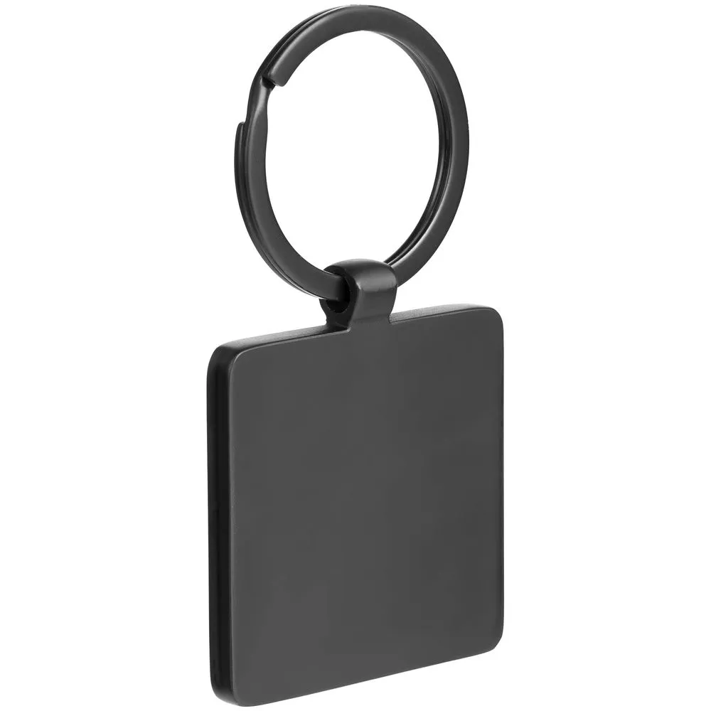 Брелок Gun Metal Square, графитовый заказать онлайн с вашим дизайном на заказ в Москве и области