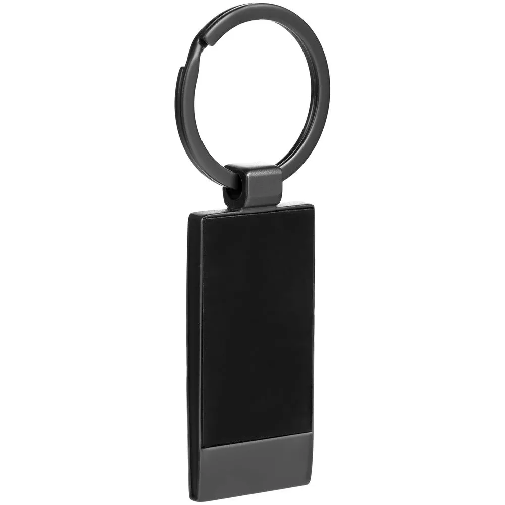 Брелок Gun Metal Rectangle ver.2, графитовый заказать онлайн с вашим дизайном на заказ в Москве и области