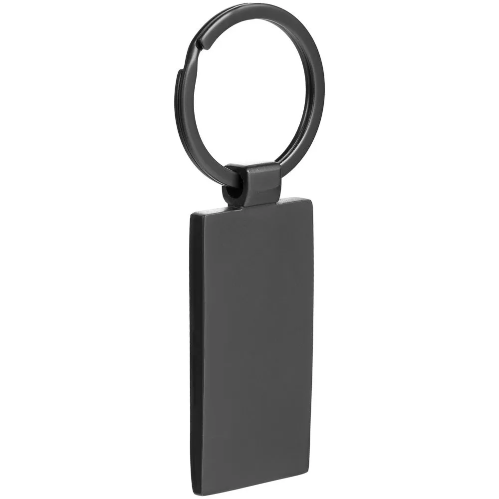 Брелок Gun Metal Rectangle ver.2, графитовый заказать онлайн с вашим дизайном на заказ в Москве и области