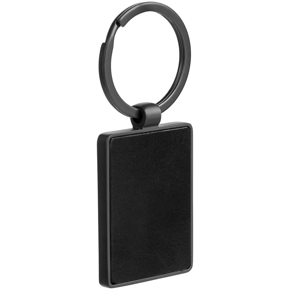 Брелок Gun Metal Rectangle, графитовый заказать онлайн с вашим дизайном на заказ в Москве и области