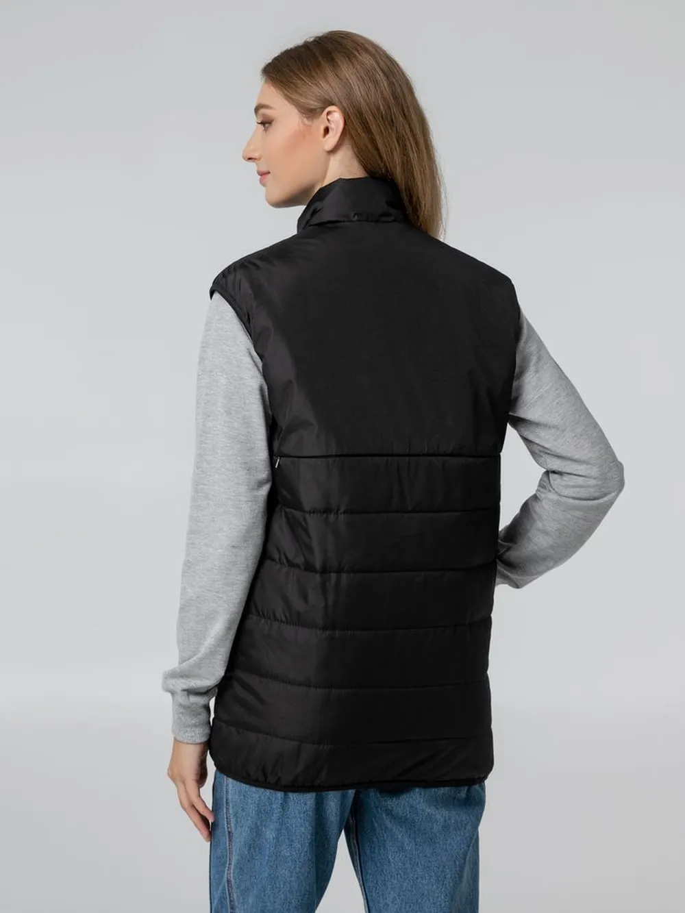 Жилет Leven, черный, размер 3XL заказать онлайн с вашим дизайном на заказ в Москве и области