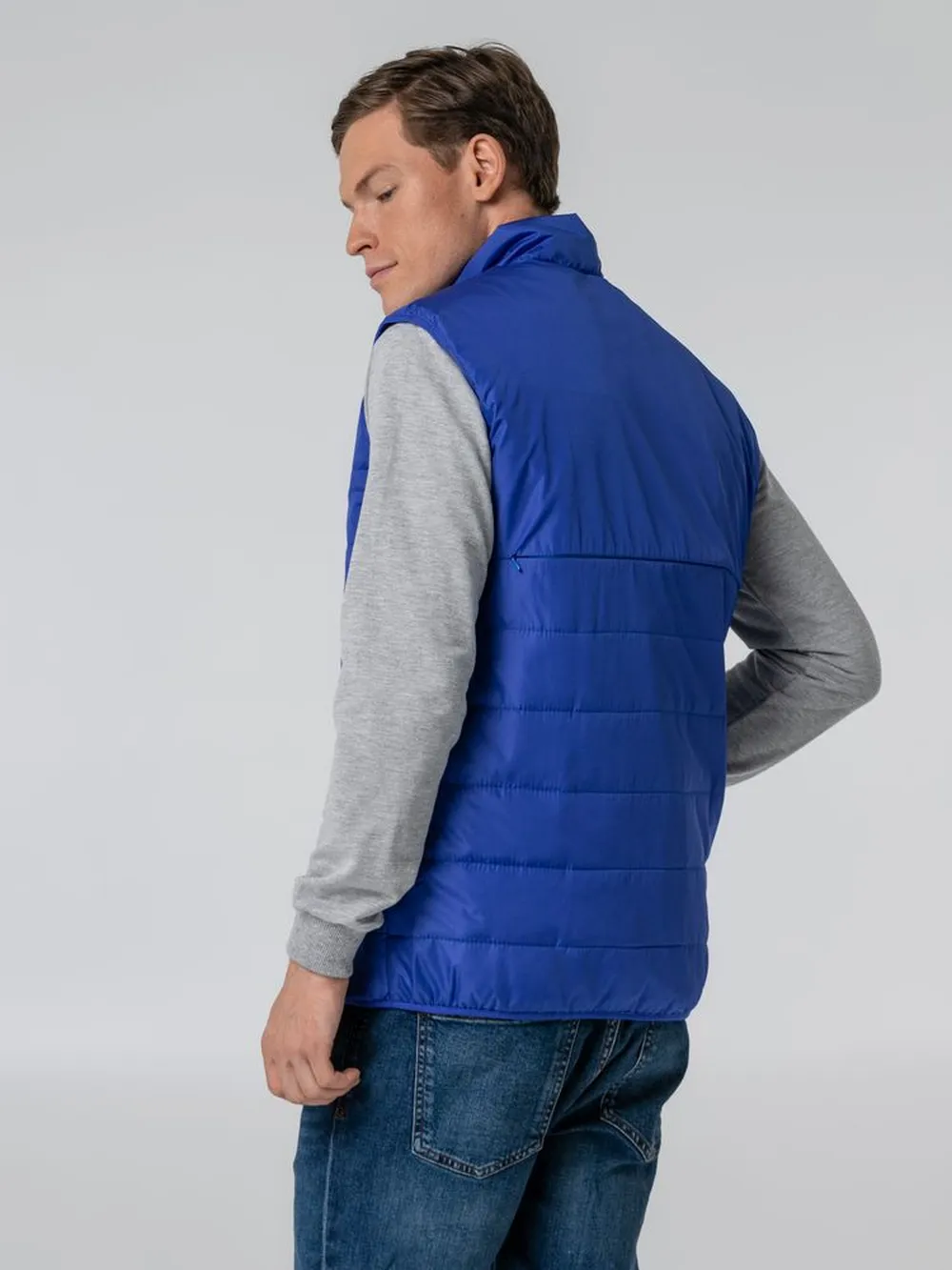 Жилет Leven, ярко-синий, размер XS заказать онлайн с вашим дизайном на заказ в Москве и области