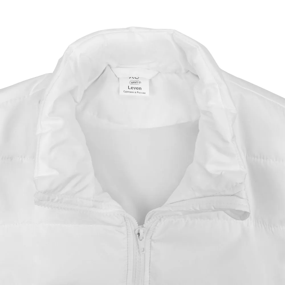 Жилет Leven, белый, размер M заказать онлайн с вашим дизайном на заказ в Москве и области