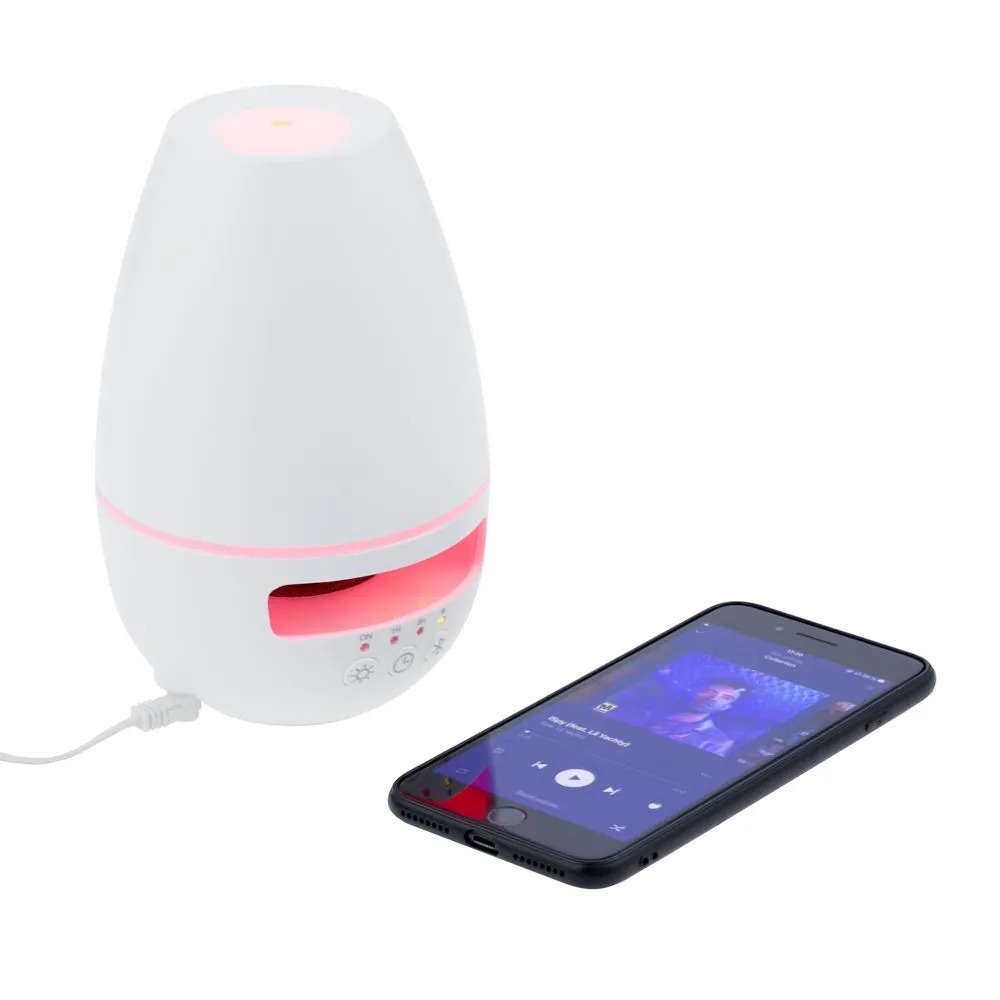Увлажнитель с колонкой и подсветкой tuneMist, белый заказать онлайн с вашим дизайном на заказ в Москве и области