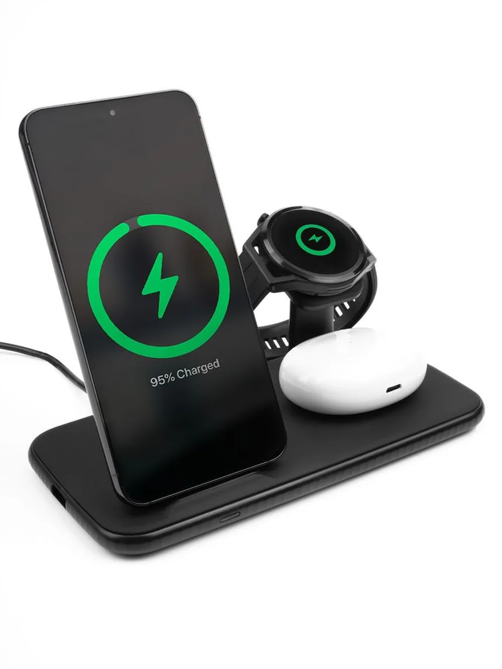 Зарядная станция Smart Nest, черная заказать онлайн с вашим дизайном на заказ в Москве и области