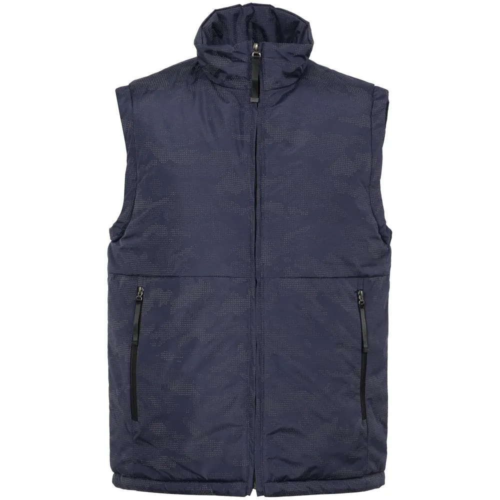 Жилет светоотражающий Lattvind темно-синий, размер S заказать онлайн с вашим дизайном на заказ в Москве и области