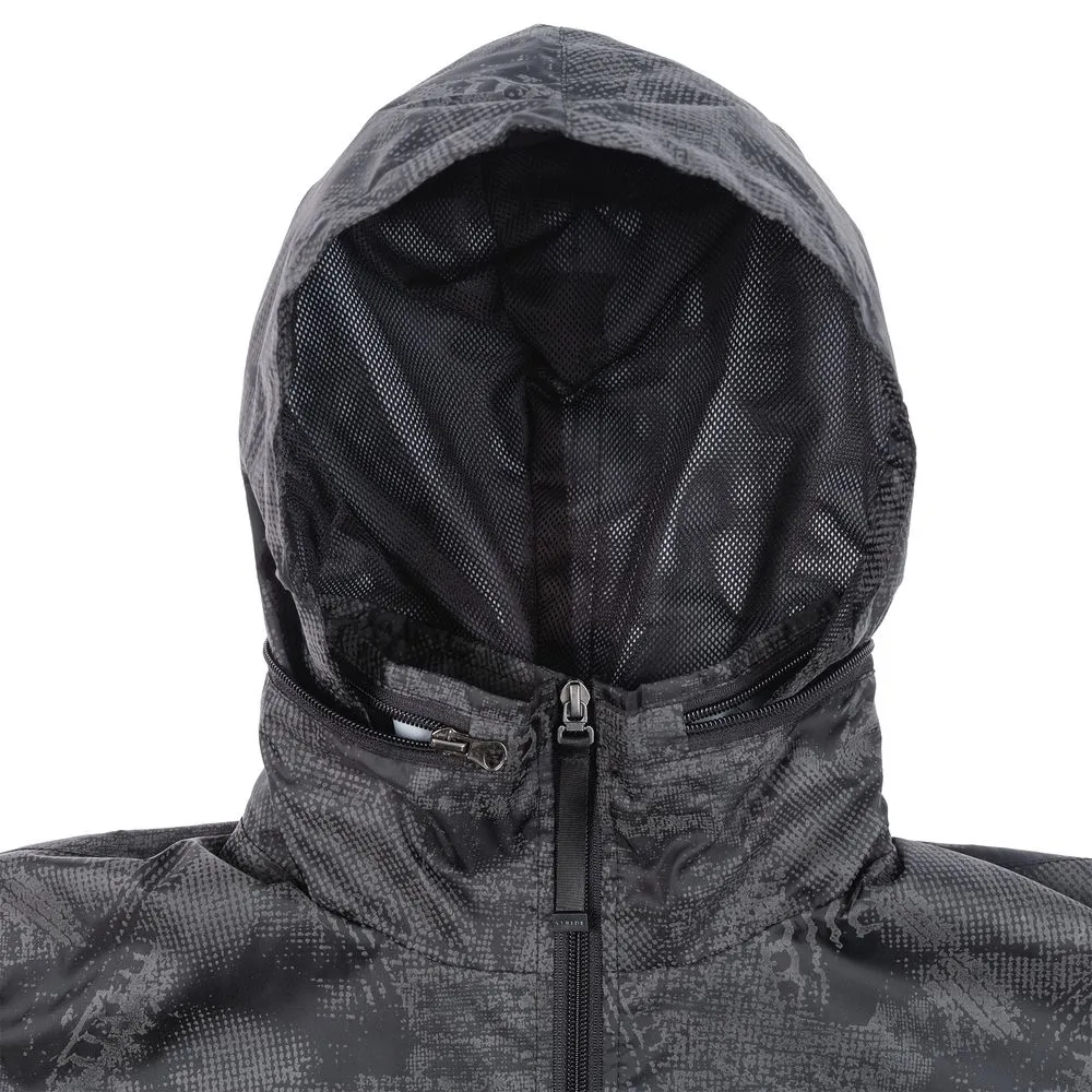 Ветровка светоотражающая Finvind, темно-серая заказать онлайн с вашим дизайном на заказ в Москве и области