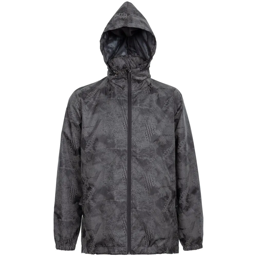 Ветровка светоотражающая Finvind темно-серая, размер XXS заказать онлайн с вашим дизайном на заказ в Москве и области