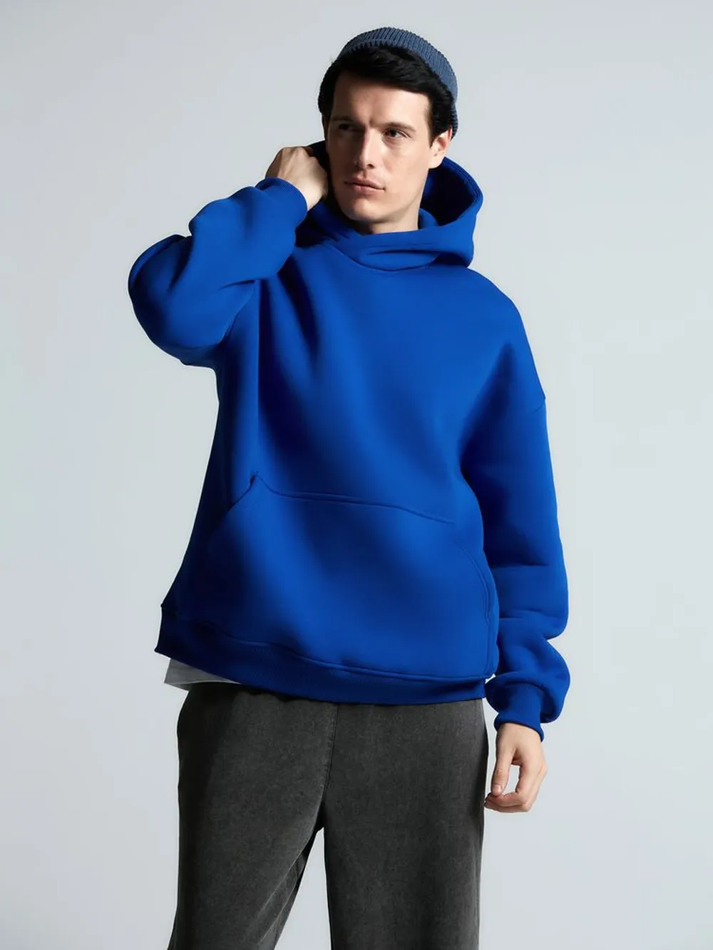 Худи Kulonga Oversize, ярко-синее, размер M/L заказать онлайн с вашим дизайном на заказ в Москве и области