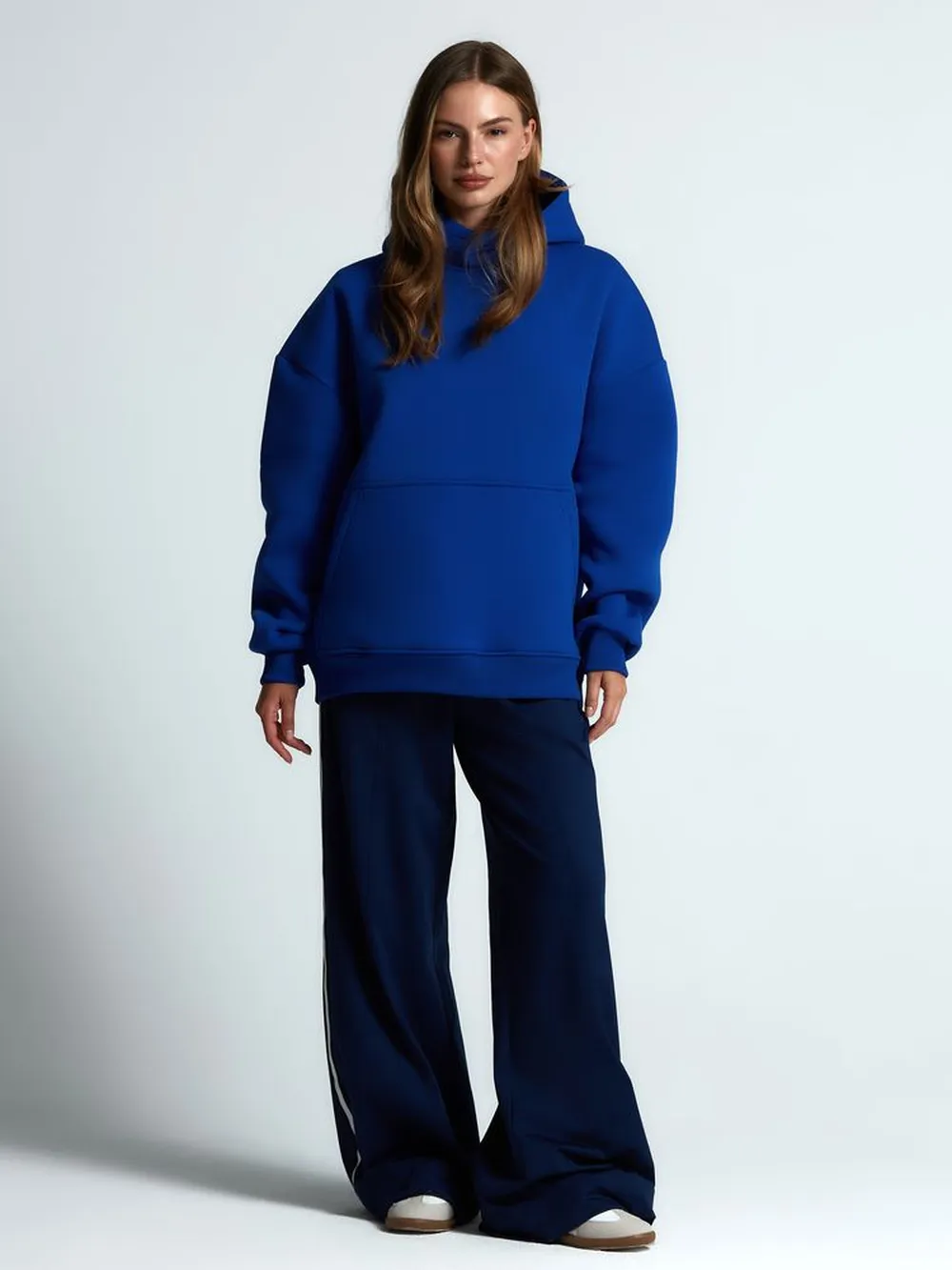 Худи Kulonga Oversize, ярко-синее, размер 3XL/4XL заказать онлайн с вашим дизайном на заказ в Москве и области