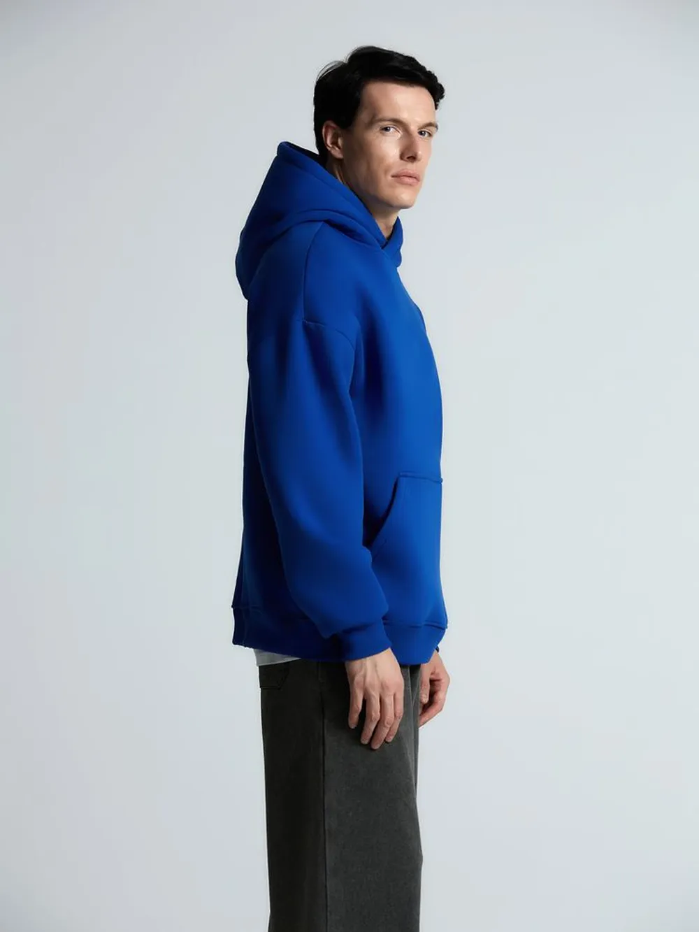 Худи Kulonga Oversize, ярко-синее, размер 3XL/4XL заказать онлайн с вашим дизайном на заказ в Москве и области