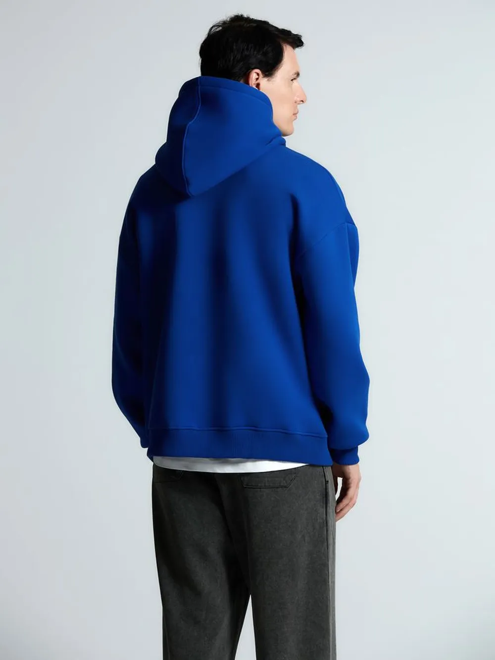 Худи Kulonga Oversize, ярко-синее, размер 3XL/4XL заказать онлайн с вашим дизайном на заказ в Москве и области