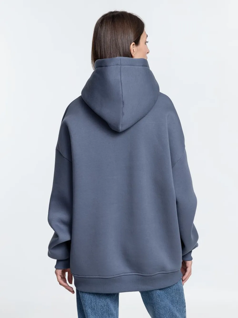 Худи Kulonga Oversize, темно-серое, размер ХS/S заказать онлайн с вашим дизайном на заказ в Москве и области