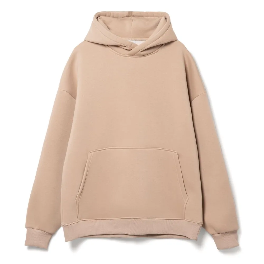 Худи Kulonga Oversize, бежевое, размер 3XL/4XL заказать онлайн с вашим дизайном на заказ в Москве и области