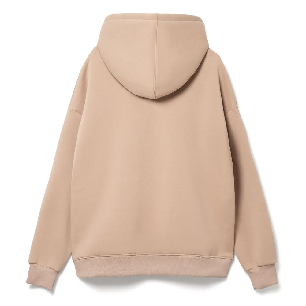 Худи Kulonga Oversize, бежевое, размер 3XL/4XL заказать онлайн с вашим дизайном на заказ в Москве и области