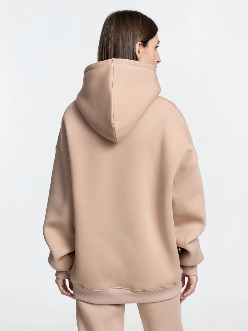 Худи Kulonga Oversize, бежевое, размер 3XL/4XL заказать онлайн с вашим дизайном на заказ в Москве и области