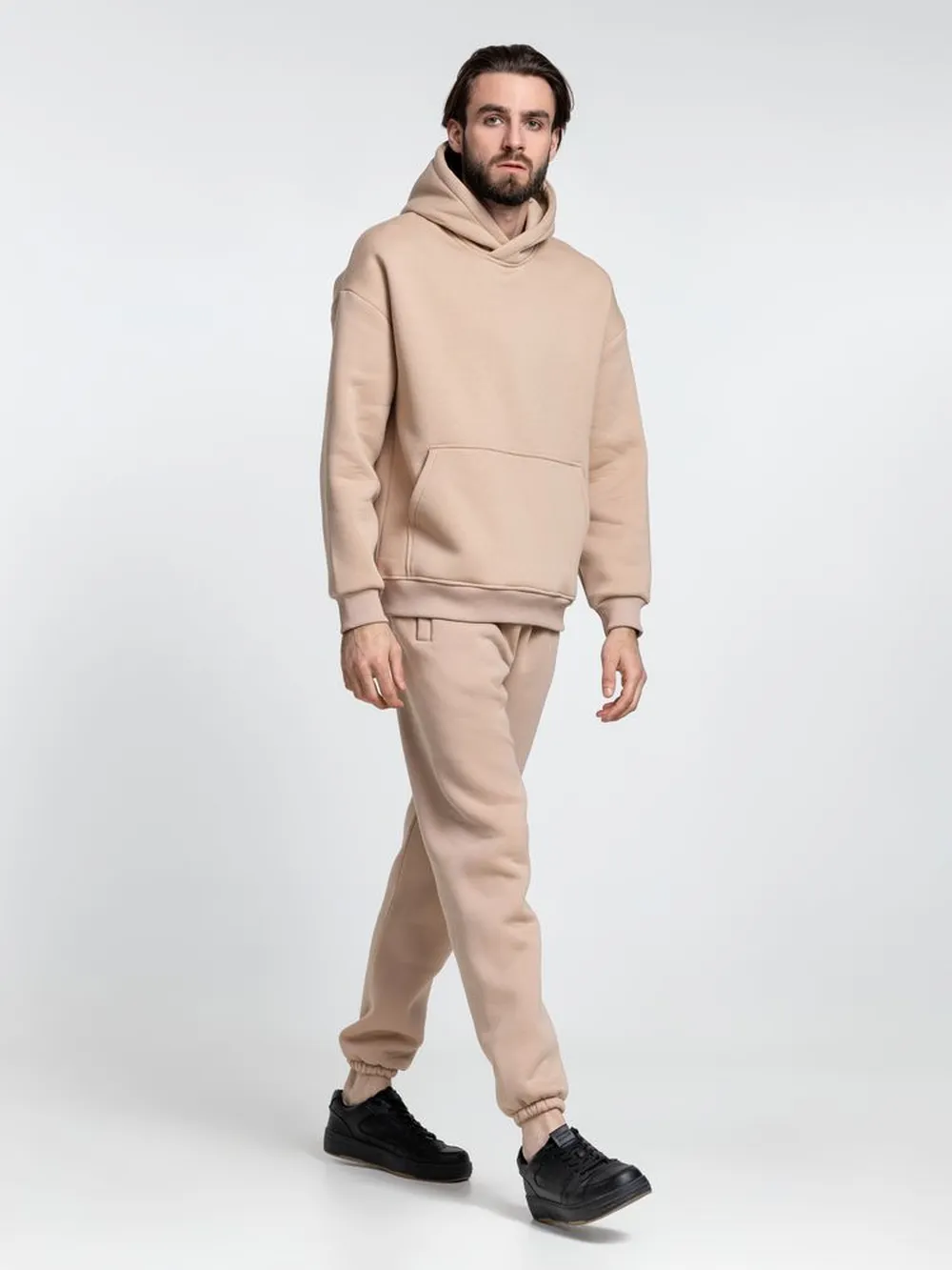 Худи Kulonga Oversize, бежевое, размер 3XL/4XL заказать онлайн с вашим дизайном на заказ в Москве и области
