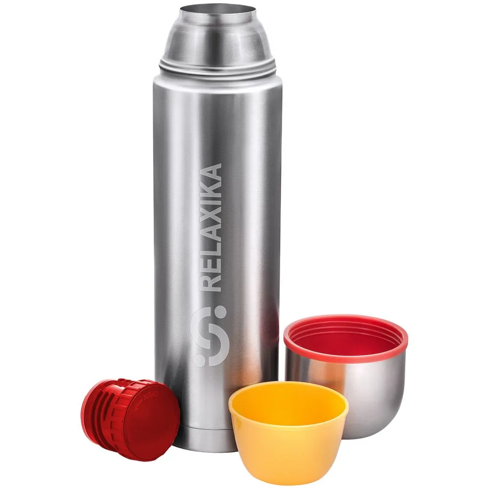 Термос Relaxika Duo 1200, стальной заказать онлайн с вашим дизайном на заказ в Москве и области