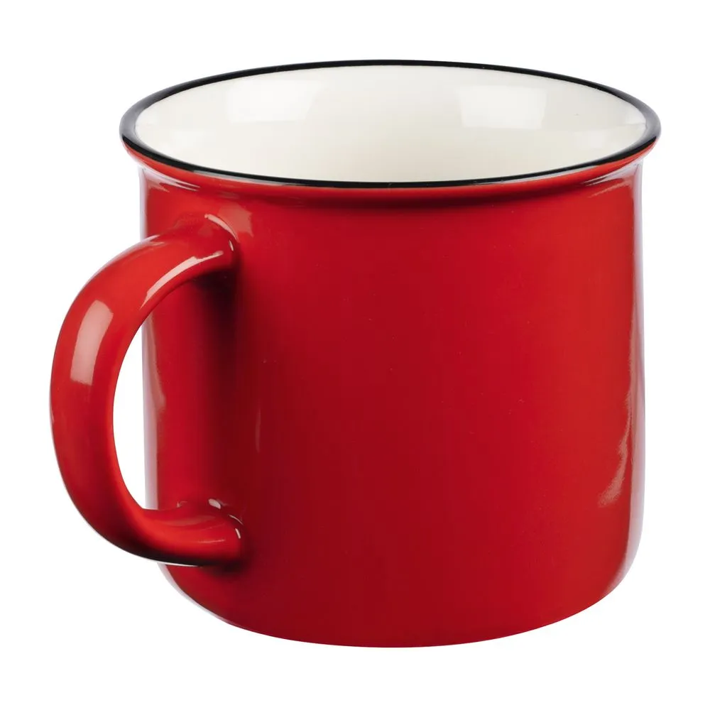 Кружка Dacha, большая, красная заказать онлайн с вашим дизайном на заказ в Москве и области