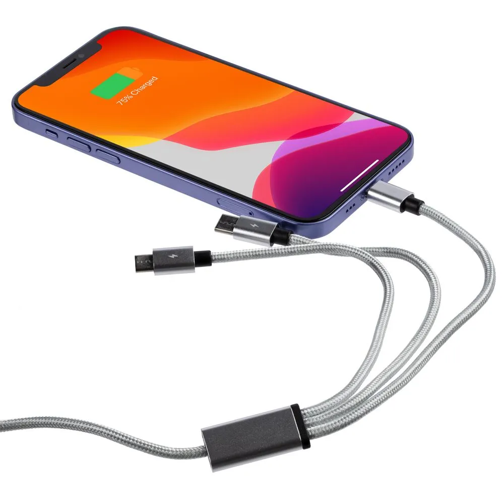 Кабель Triple Charge в футляре заказать онлайн с вашим дизайном на заказ в Москве и области