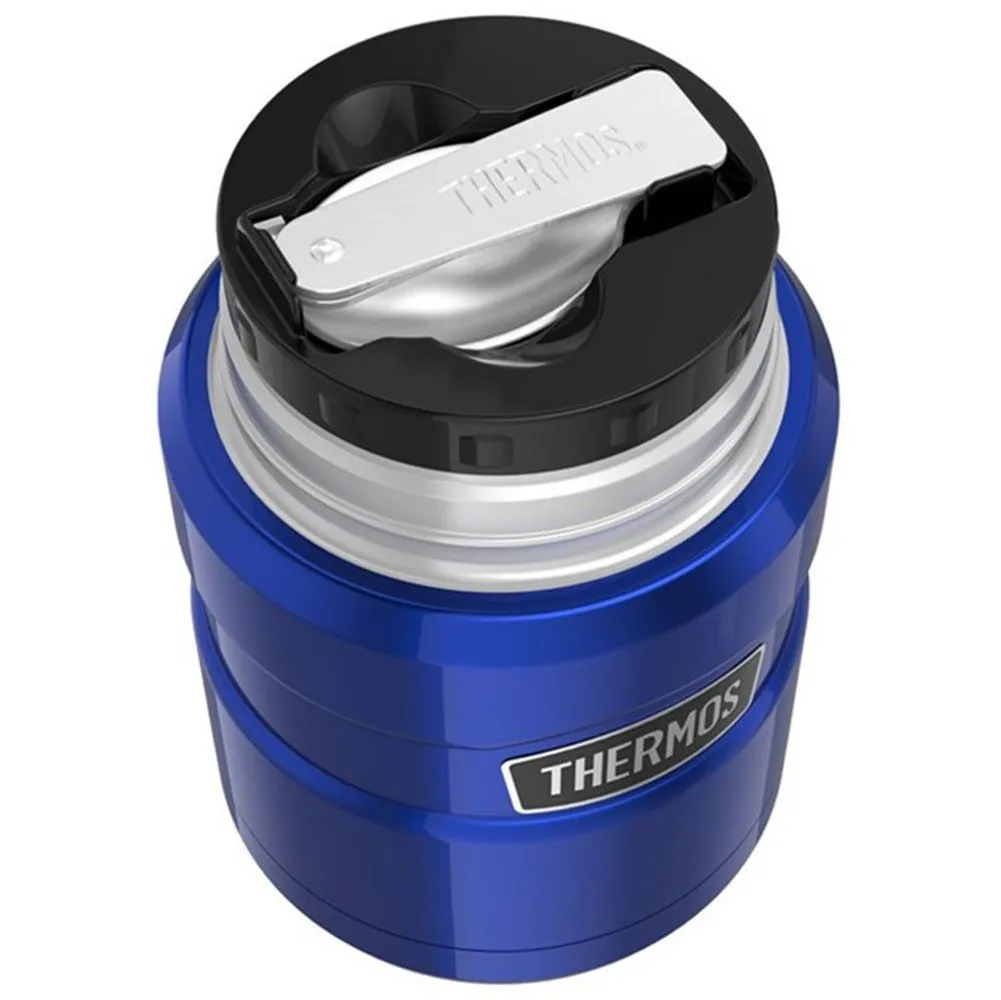 Термос для еды Thermos SK3000, синий заказать онлайн с вашим дизайном на заказ в Москве и области