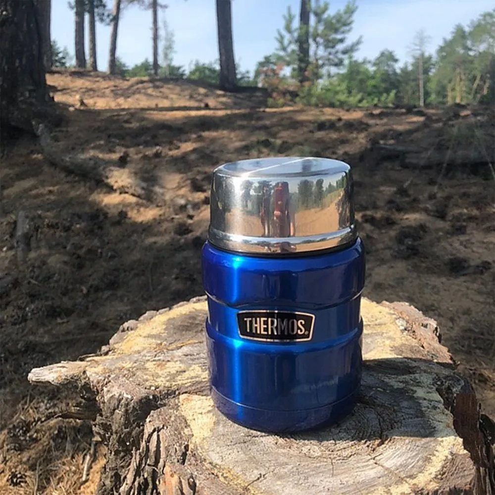 Термос для еды Thermos SK3000, синий заказать онлайн с вашим дизайном на заказ в Москве и области